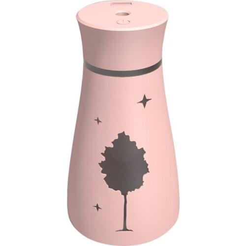 200ML Ultrasonic Air Humidifier Aroma Essential Maple Leaf Oil Diffuser for Home Car USB Fogger Mist Maker With LED Night JS-16