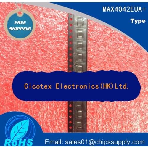 5pcs/lot MAX4042EUA+ MAX4042EUA+T MSOP8 IC OPAMP GP 90KHZ RRO 8UMAX