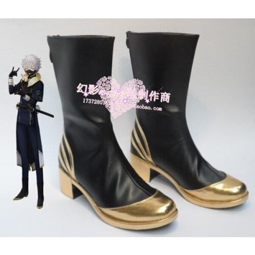 Anime Touken Ranbu Nakigitsune Halloween Cosplay Boots Shoes H016