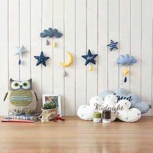 DIY Bed Bell Baby Toys Crib Rattles Star Moon Rocket Mobile For Crib Mom Handmade Material Package Kids Holder Bed Musical Box