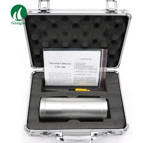 Calibrator VMC-606 Accelerometers Operates at 159.2 Hz 10 mm/s RMS Velocity Output