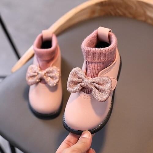 Martin running shoes for boy and girl, Boots for girls, casual and non-slip boots, autumn-winter trend, sizes from 21 to 30