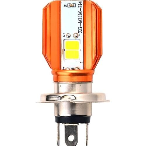 Newest plug&play Motorcycle Headlight Bulb H4 Led 20W 2000LM Scooter Motorbike Headlamp white motor accessory 12v