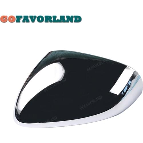 Left Side Rear View Mirror Cover Cap Trim Chromed C2D5489 For Jaguar XJR 2014-2017 XKR 2010-2015 XF 2010-2019 XFR-S 2013-2015