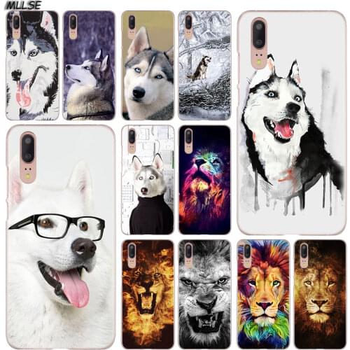 MLLSE Animals Eagle Husky lion Fashion Case Cover for Huawei P30 P20 P10 P9 P8 Lite 2017 P30 P20 Pro Mini P Smart Plus Cover Hot