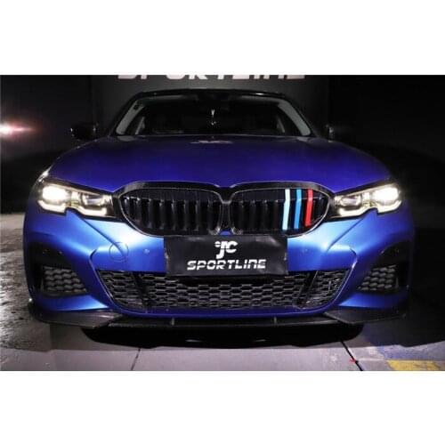 Suitable for the New Model 20 Bmw 3 Series G20 G28 Modified Front Side Skirt and Back Lip Carbon Fiber