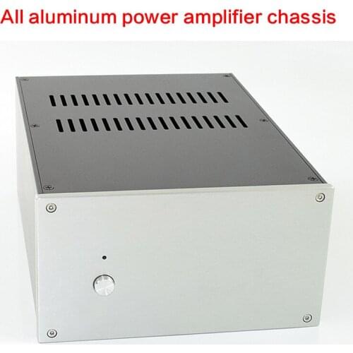 308*220*121MM All-aluminum Power Amplifier Chassis DIY WA124 Pure Rear DAC Shell Tube Amplifier Audio Case Multi-purpose