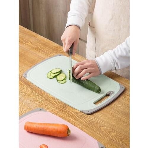 Wheat Straw Cutting Board Kitchen Auxiliary Cutting Board Household Fruit Cutting Knife Anti-skid Board