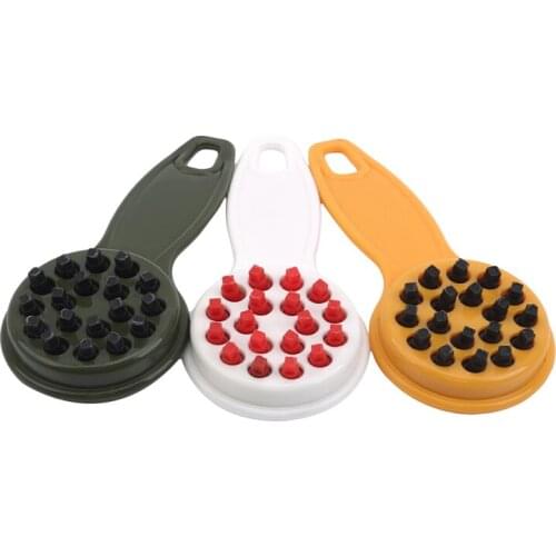 Fish Skin Brush Scraping Fishing Scale Brush Graters Fast Remove Fish Knife Cleaning Peeler Scaler Scraper