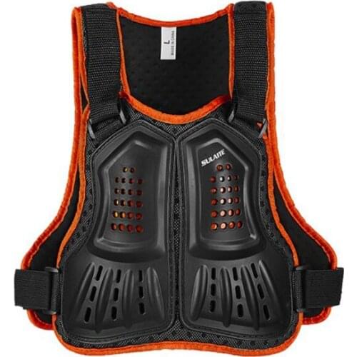 SULAITE Children Protective Body Vest Back Spine Protector For Kids Bike Cycling Scooter Riding Motocross