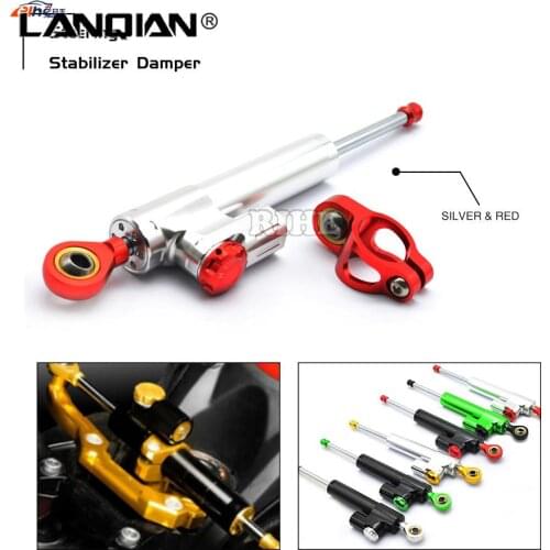 Universal Motorcycle CNC Damper Steering Stabilizer Linear Reversed Safety Control for Yamaha yzf r3 r25 r1 r125 r6 r25 BMW