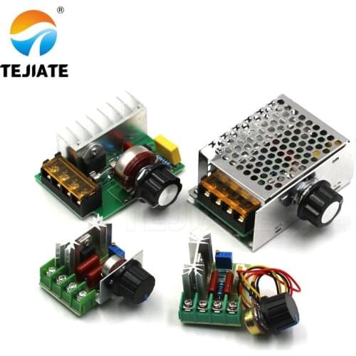 1PCS 2000W Controllable-silicon Speed Regulator 4000W Motor 220V High Power Electronic Voltage/Light/Temperature Adjust Module
