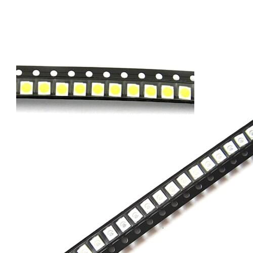 100Pcs Free Shipping SMD 3528 LED Light Emitting Diode Beads Blue/Pure Green/Orange/Red/White/Yellow/RGB