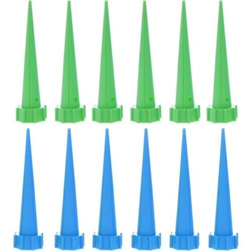 6 blue and 6 green automatic drip irrigation, easy to carry, environmentally friendly garden automatic irrigation system tool