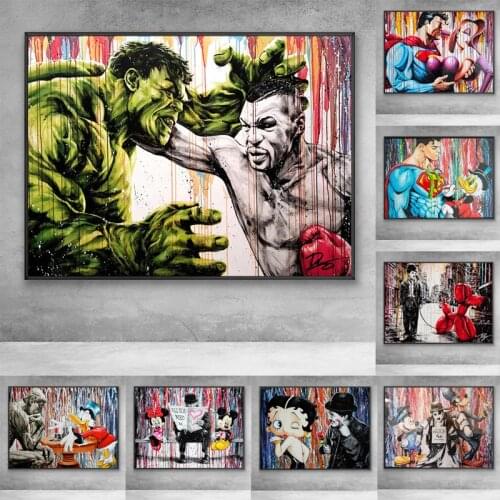 Diamond Embroidery Disney Marvel Full Square Diamond Painting Hulk & Boxing King Tyson Cross Stitch Kits Mosaic Room Decoration