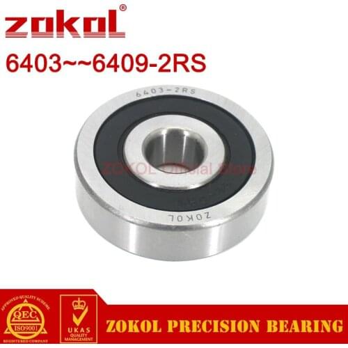 ZOKOL 6404RS bearing 6404 2RS 180404 6404-2RS Deep Groove ball bearing 20*72*19mm
