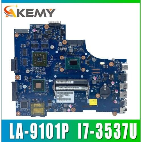 For DELL inspiron 3521 5521 V2521 LA-9101P CN-00P55V 00P55V 0P55V Laptop Motherboard with I7-3537U cpu and HD8730M 2GB gpu work