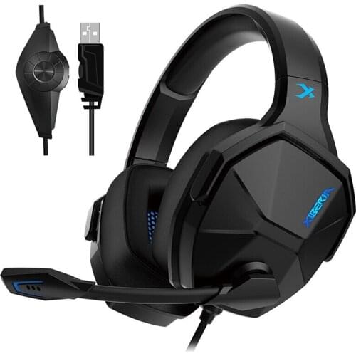 Computer headset cable game headset USB 7.1 channel electronic competition headset V13 headset with black