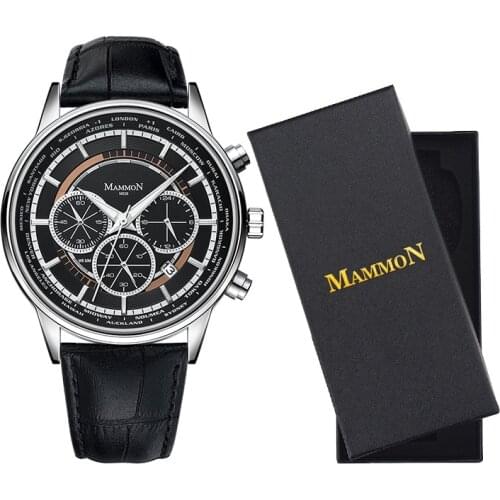 Leather Mens Watches Chronograph Business Waterproof Watch Relogio Masculino Relojes Watch Men Fashion Sport Quartz Male Clock