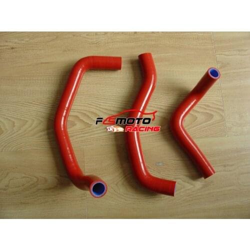 Silicone radiator hose fit FOR KAWASAKI ZX6R NINJA 03 04 2003 2004 RED