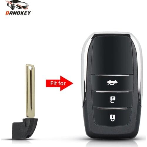 Dandkey Smart Key Blade For Toyota Camry Avalon RAV4 Prius C Corolla HYQ14FBA 2012 2013 2014 2015 Replacement Remote Key Blade