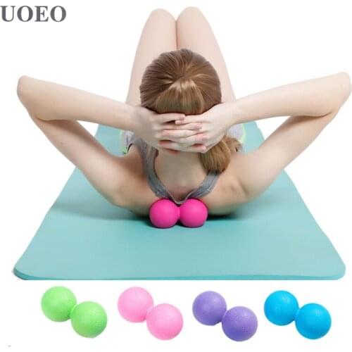 Peanut Shape Massage Yoga Sport Fitness Ball Durable Pvc Stress Relief Body Hand Foot Spiky Massager Trigger Point Foot Pain