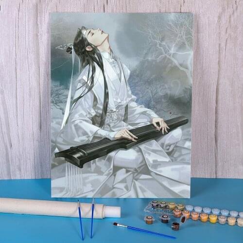 Mo Dao Zu Shi Paint By Numbers Set Acrylic Paints 50*70 Painting On Canvas Handmade Crafts For Adults For Drawing Handiwork