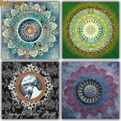 DIY Square Diamond mosaic Painting Cross stitch kit Beauty mandala 100% Full Diamond embroidery Paintings Rhinestone Needlework