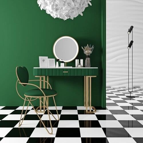 100CM Customizable Dressing Table Modern Minimalist Marble Luxury With Mirror And Chair Pink Princess Room Dressers Bedroom