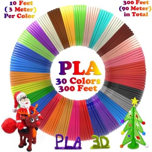 Dikale 3D Printer PLA Filament 30Colors 1.75mm Impresora 3D Filamento Glow in the Dark Wire for 3D Pen Vulling PLA Plastic Resin