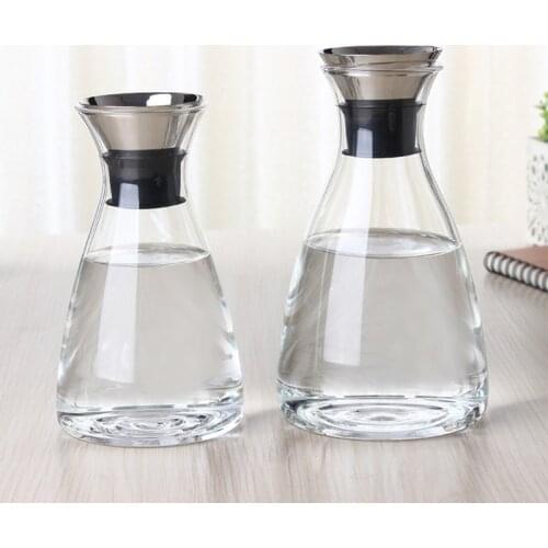 Drinkware Jug High Borosilicate Glass Container Bottle Cold Hot Kettle Restaurant Home Lemon Juice Tea Milk Cup Accessories Tool