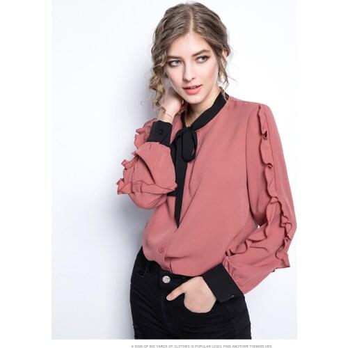 Женские стильные рубашки Qingerant China At AliExpress