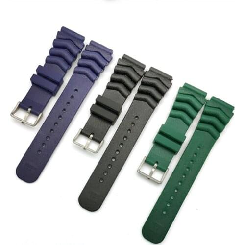 Watchband For Seiko Divers Smart Watch 20mm 22mm Silicone Band Strap Bracelet Accessories