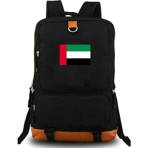 ARE Backpack The United Arab Emirates Flag Schoolbag Country Banner Rucksack Satchel School Bag Laptop Day Pack