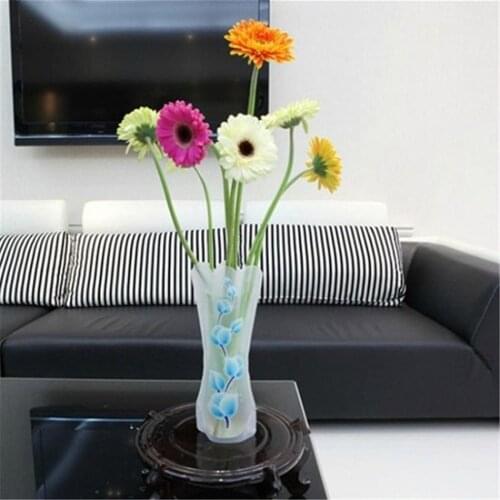 Modern Room vase Plastic Foldable Flower vase vase jarrón ваза vaso مزهرية