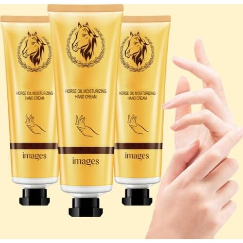 3pc Horse Oil Repair Hand Cream Winter Moisturizing Anti-Chapping Anti-Aging Whitening Hand Cream Nourishing Care Cream Skincare
