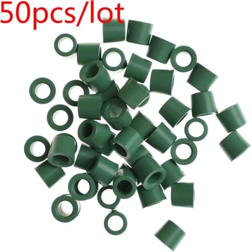 Green 50pcs/lot Air Conditioning 1/4'' Charging Hose 1/4'' Valve Gasket Manifold Repair Seal Kit Replacement