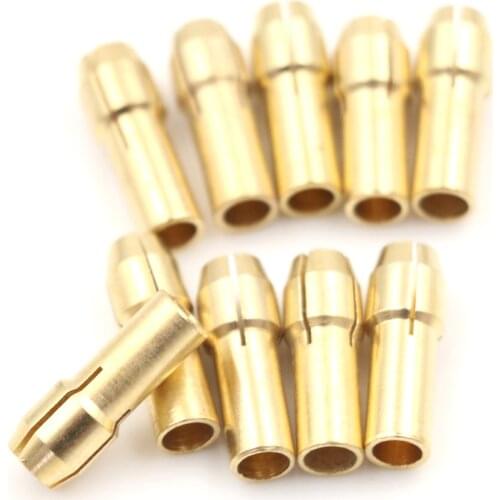 10 Pcs mini drill chucks drill chuck adapter micro collet chuck Drill Collect Chuck Bits