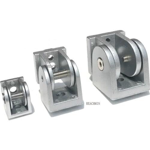 2PCS/LOT Zinc Alloy Flexible Pivot Joint Connector For EU Standard Aluminum Extrusion Profile 2020 3030 4040 4545