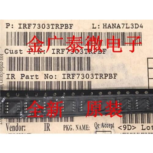 5/PCS Brand New & Original Imported IRF7303TRPBF F7303 5.2A/20V an N-Channel Field-Effect Transistor SOP8