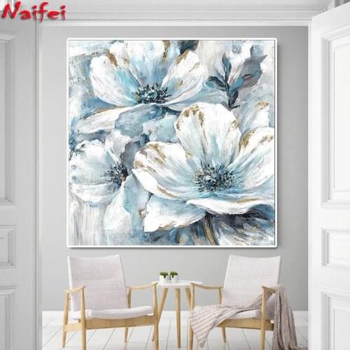 DIY Diamond Embroidery Abstract Flowers Cross Stitch Diamond Painting Full Still Life Vase Flora Handicraft Art Gift Home Decor