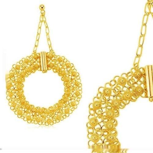 Silver Gold Plated Hand Handwork Bracelet