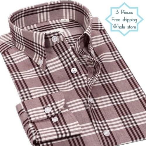 DEEPOCEAN wash and wear long sleeve shirt cotton classic case grain young han edition cultivate morality mens business casual