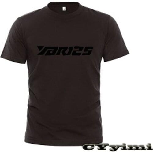 For Yamaha TBR125 T Shirt Men New LOGO T-shirt 100% Cotton Summer Short Sleeve Round Neck Tees Male