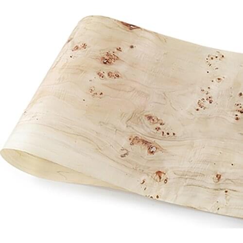 GREENLAND Mappa Burl Wood Veneers Fleece Backer Size 1000x560x0.2MM