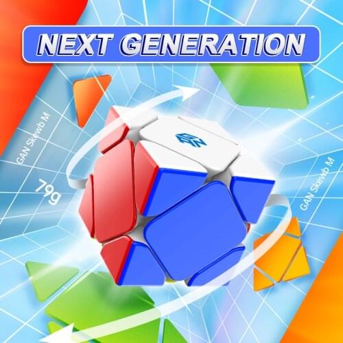 GAN Magnetic Skew Cube 3x3 Speed cube GAN Skewb M Magic cube Gans Magnet Puzzle cube