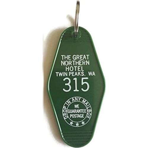 The Great Northern Hotel Room # 315 Twin Peaks Inspired Key Tag