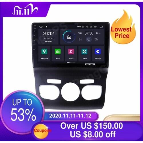 360 Camera for Citroen C4 2010-2016 Radio DVD Player Android Multimedia GPS Navigation Car Stereo Touchscreen Carplay USB