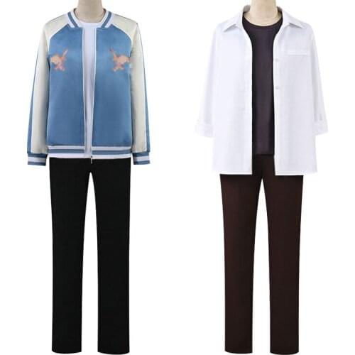 DEVIL GAME LINK CLICK Cheng Xiao Shi Lu Guang Cosplay Costumes Anime Qiao Ling Underwear Pants Coat Uniform Full Sets Women Men