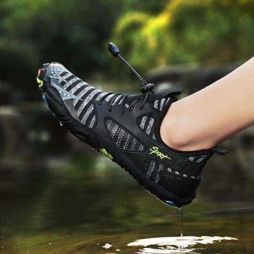 Summer Mens Wading Shoes Quick-Drying Breathable Water Shoes AquaIn On Outdoor Non-Slip Sports Wear-Resistant Beach Sports Shoe